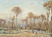 Camille Pissarro The Road to Versailles oil painting reproduction